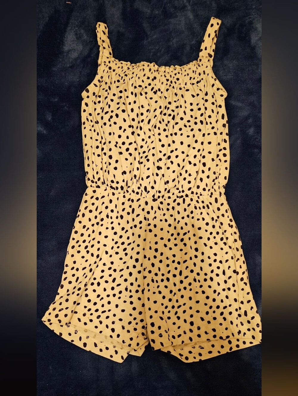 White Polka Dot Romper